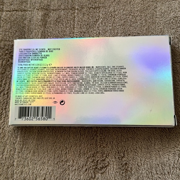 BNIB MAC X SELENA EYE SHADOW X 8 - ME SIENTO - Picture 2 of 5